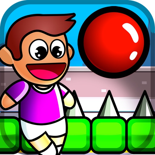 Red Bouncing Ball Juggling - Impossible Spike Dodge Tap iOS App