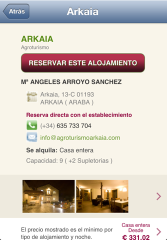 Nekatur -Casas Rurales Euskadi screenshot 3