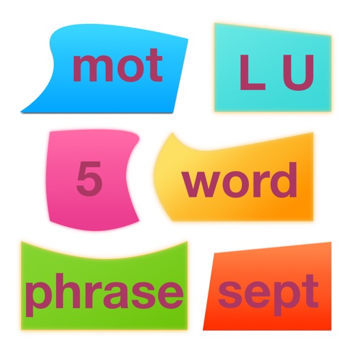 Phrases Mots Lettres Nombres Etiquettes à remettre en ordre iOS App