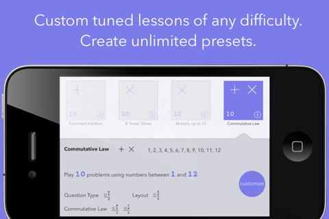 Math Facts - Addition, Subtraction, Multiplication, Division screenshot 2