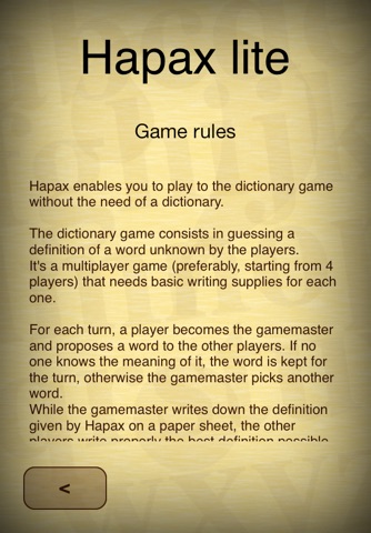 Hapax lite (dictionary game) screenshot 2