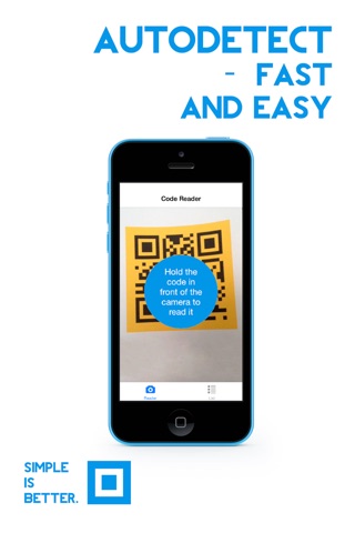 Code Reader .Simply - Read QR, Aztec, PDF417 and Bar Codes screenshot 2