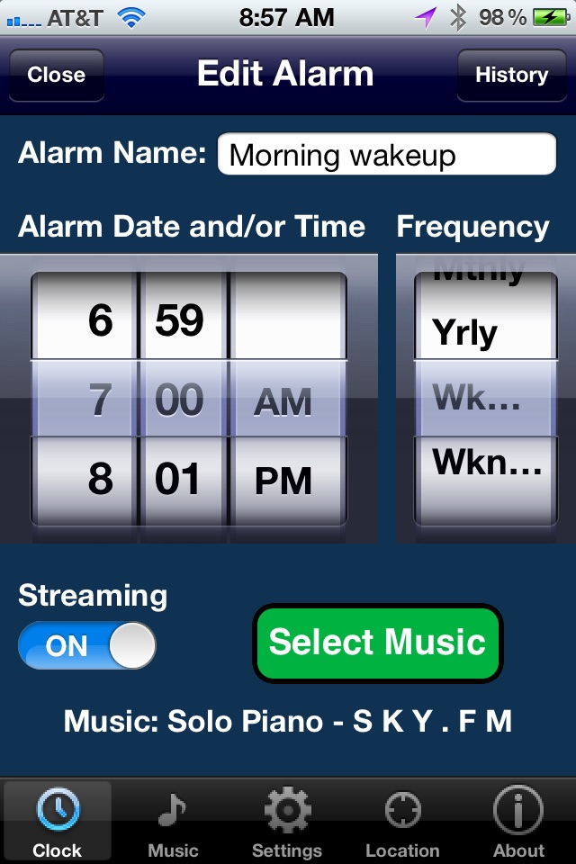 My Music Alarm Clock screenshot 3