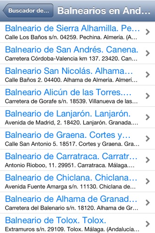Balnearios de España screenshot 2