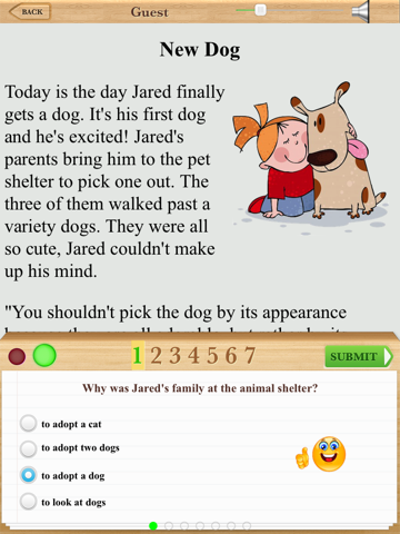 Third Grade Reading Comprehension Fiction Free screenshot 3