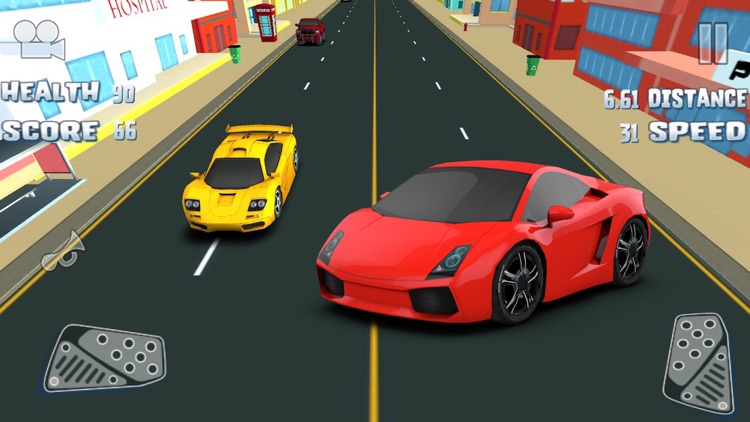 3D Space Car Marshals - A Crazy Driving Simulator Free screenshot-3