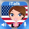 iTalk American English: Conversation guide - Learn to speak a language with audio phrasebook, vocabulary expressions, grammar exercises and tests for english speakers HD