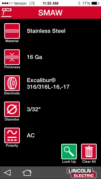 Weld Parameter Guide