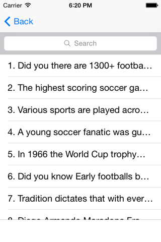 Amazing Football Facts screenshot 4