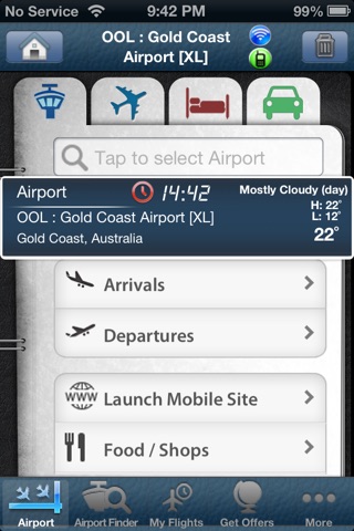 Gold Coast Airport Pro (OOL) Flight Tracker Coolangatta screenshot 3