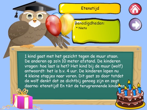 Verjaardag en groepsspelletjes screenshot 4