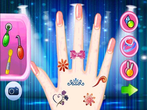 Princess Dress Nail Salon - Art Girls Virtual Preschool Games for Girls HD screenshot 2