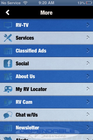 Dependable RV Services screenshot 2