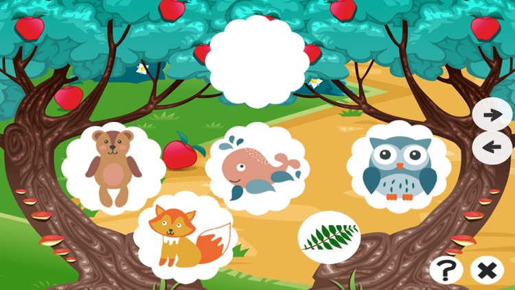 Animals game for children: Find the mistake in the forest screenshot-4