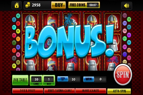 Awesome Knights Slots Games HD - Play Lucky Epic Casino Slot Machines Free screenshot 3