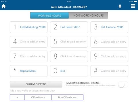 Infinite Voice Admin Portal screenshot 2