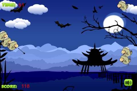 Ninja Bow Master Zombie Bird Attack FREE screenshot 2