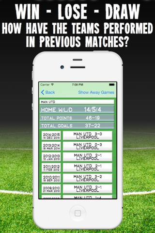 Football History - results, goals & statistics for your accumulator betting strategy screenshot 2