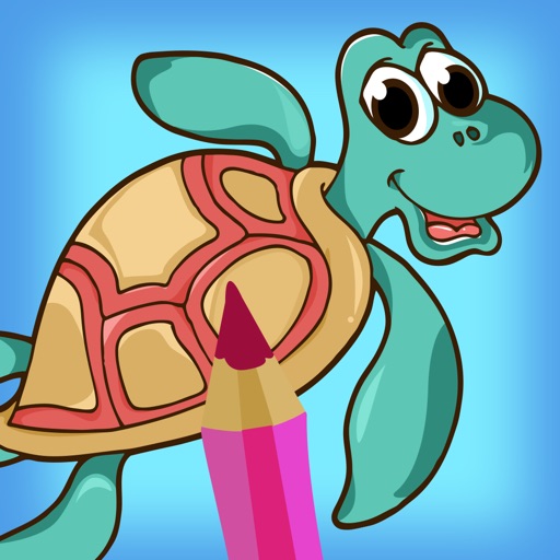 A Fish Coloring Book for Children: Color Animals Under Water! iOS App
