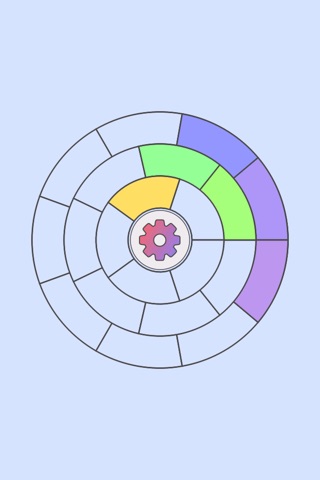 Circles - Rotate the Rings, Slide the Sectors, Combine the Colors screenshot 3