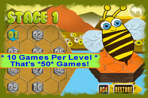 Honey Bees Great Escape - Best Super Fun Free Puzzle Game screenshot 3