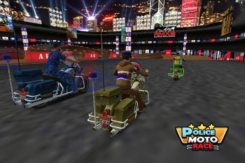 Police Moto Race ( 3D Racing Games ) screenshot 4
