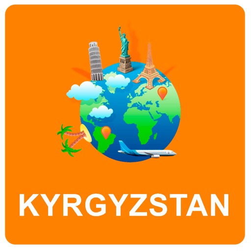 Kyrgyzstan Off Vector Map - Vector World