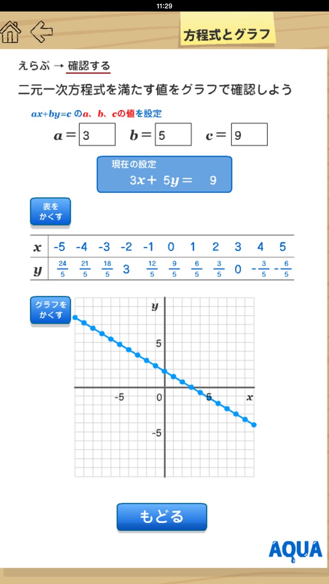 方程式とグラフ さわってうごく数学「AQUAアクア」のおすすめ画像1