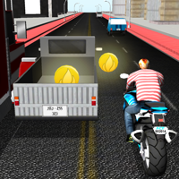3D City Moto Racer Endless
