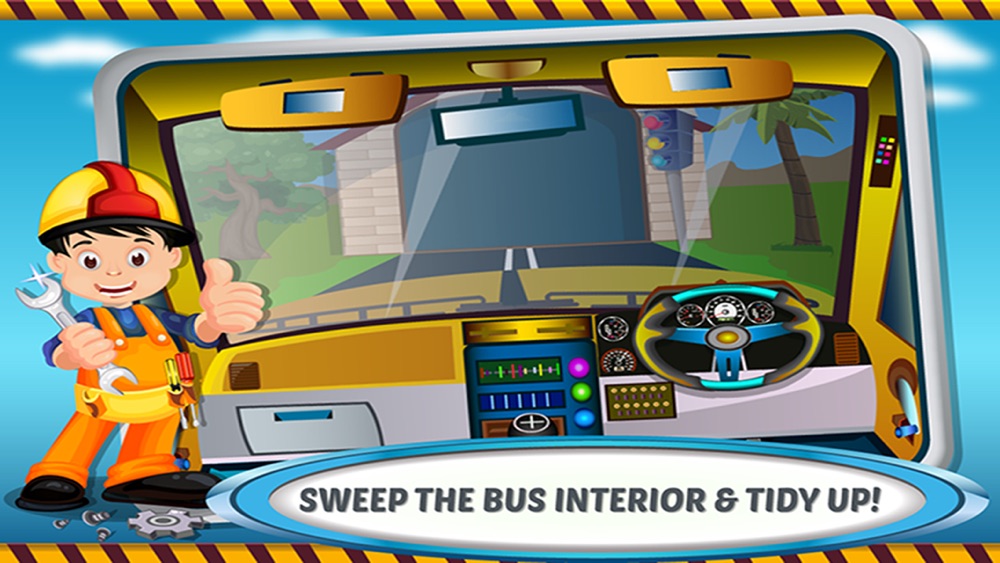 School Bus Wash & Garage – Little Car Salon, Summer Fun with Vehicle Spa Workshop for Paint, Vinyl, Colors, Soap, Clean Automobile Shop hack tool