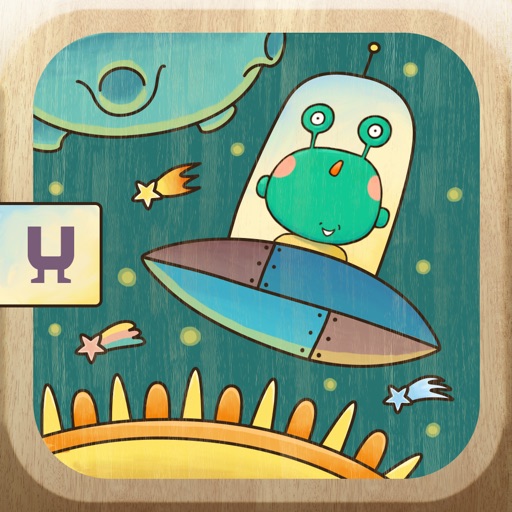 Peekaboo Universe - Find Aliens on the different planets. Funny hide and seek game for toddlers Icon