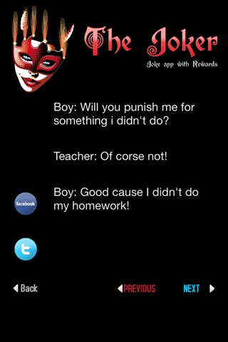 The Joker: funny jokes app with rewards, discounts and special offers screenshot 4
