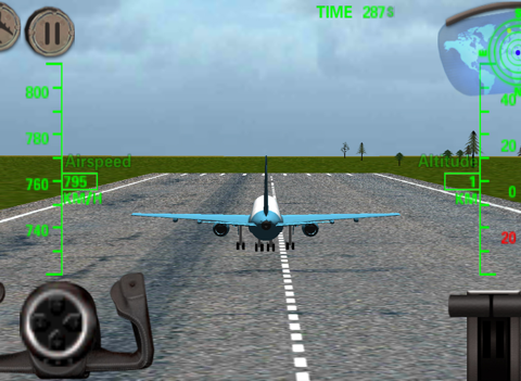 3D Airplane flight simulatorのおすすめ画像3