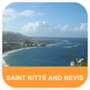 Saint Kitts and Nevis Map - PLACE STARS