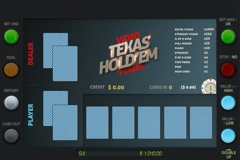 Video Texas Hold'em screenshot 2
