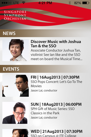 Singapore Symphony Orchestra - SSO screenshot 2