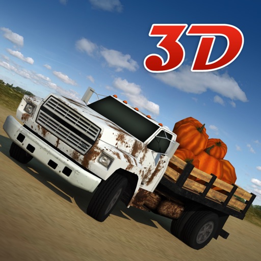 Dirt Road Trucker 3D Icon