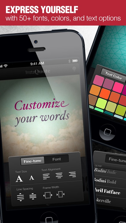 InstaQuote Pro - add text captions to photos and pictures for Instagram