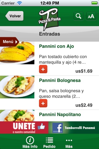 Tamburrelli Pizza & Pasta screenshot 3