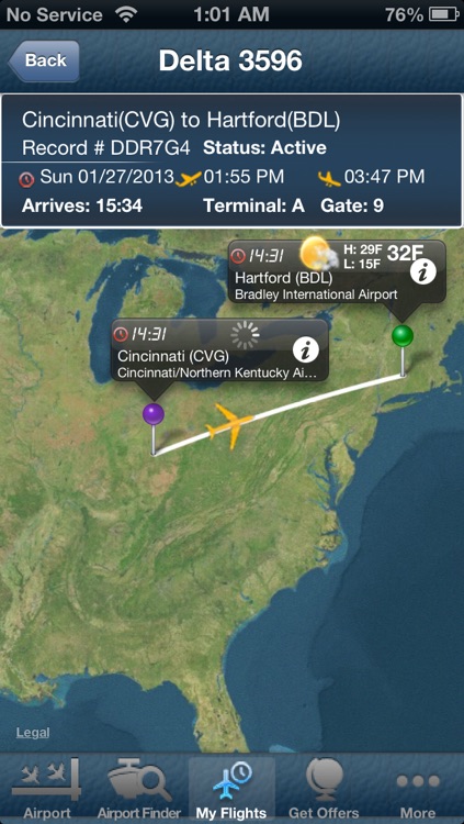 Hartford Bradley Airport - Flight Tracker Premium BDL
