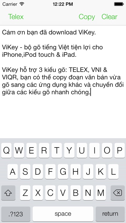 ViKey - Bộ gõ tiếng Việt - TELEX, VNI, VIQR - Vietnamese keyboard screenshot-3