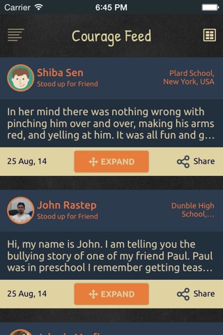 Stand For Courage (Let's fight bullying together) screenshot 3