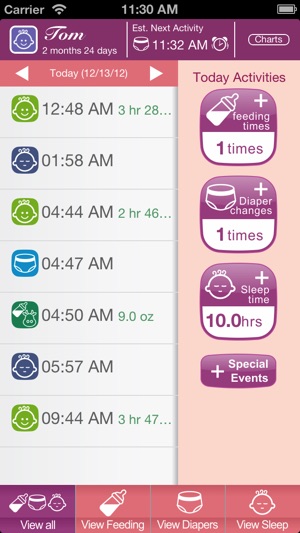 baby care feeding sleep and diaper track log for newborn on the feeding log for newborn