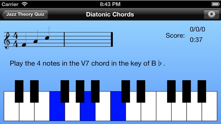 Jazz Theory Quiz