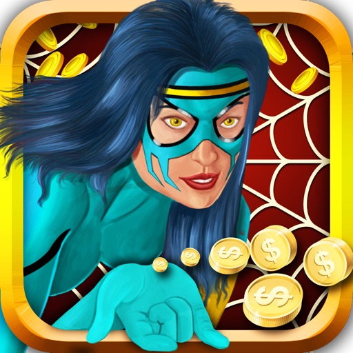 Pin Up Slot Spider-Woman Edition - 777 Big hit ultra bonanza Las Vegas Style 5 reel slot machine iOS App