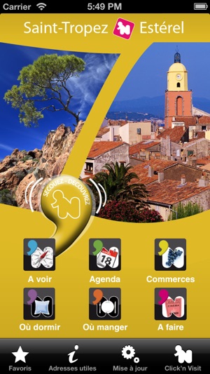 Click ‘n Visit - Saint Tropez - Estérel(圖1)-速報App