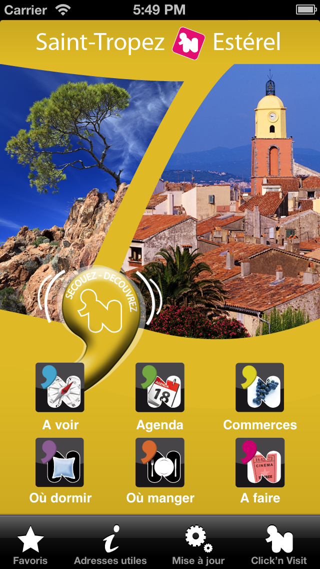 How to cancel & delete Click ‘n Visit - Saint Tropez - Estérel from iphone & ipad 1