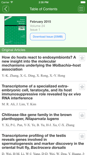 Insect Molecular Biology