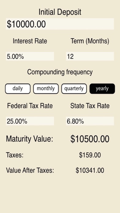 How to cancel & delete Bank Savings Deposit Calculator Free from iphone & ipad 2