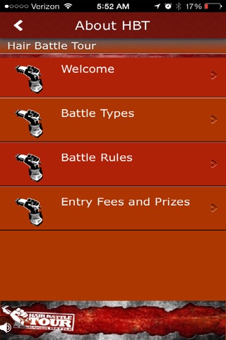 Hair Battle Tour Mobile App screenshot 4